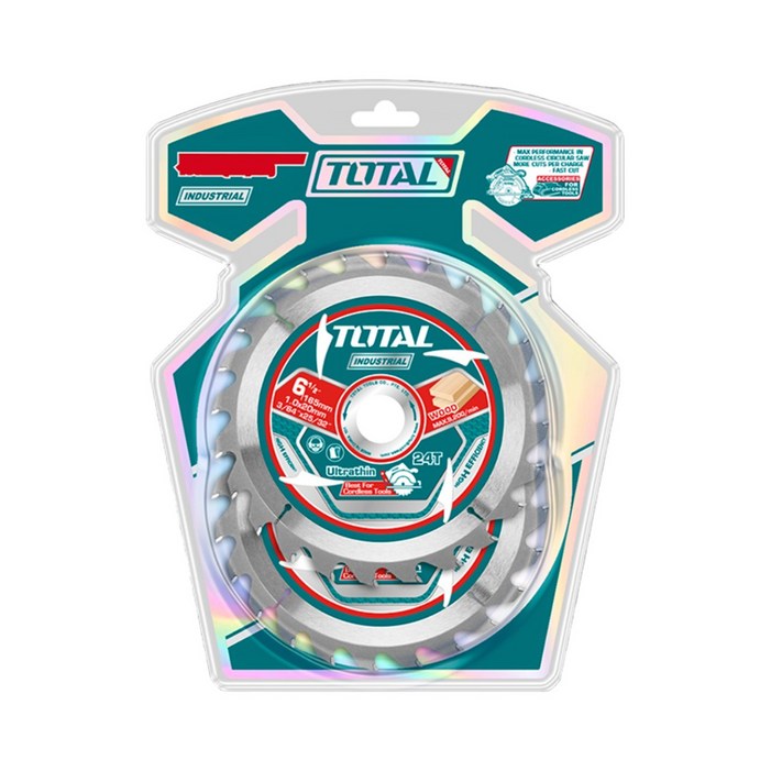 토탈툴스 울트라씬 TCT 톱날 세트 원형톱날 블레이드 목공용