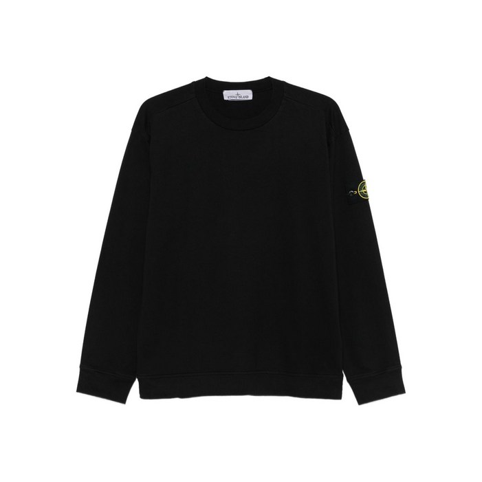 스톤 아일랜드 로고 패치 스웨트셔츠