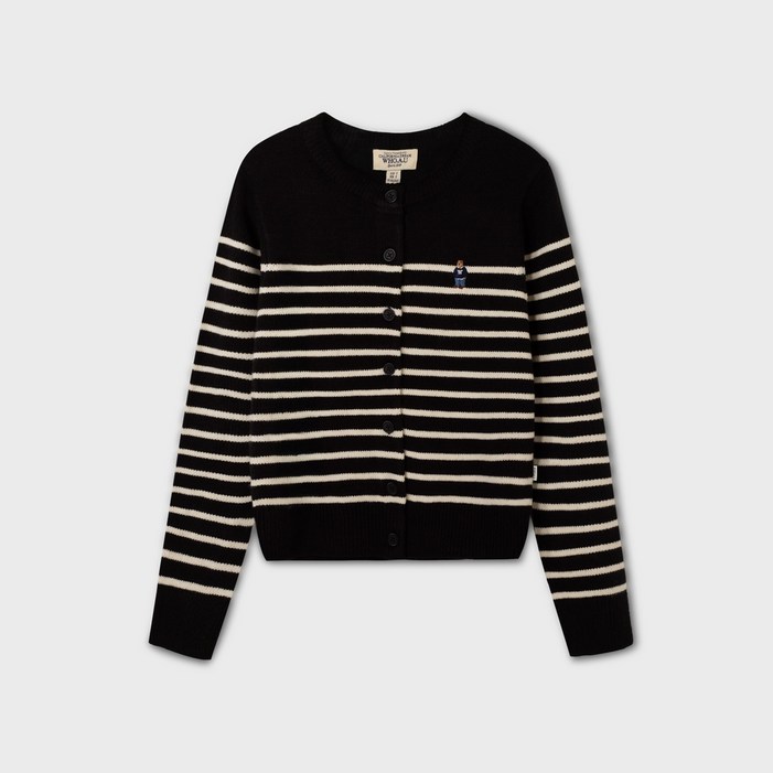 후아유 여성 스티브 R넥 라운드 가디건 니트가디건  WHCKF4912F