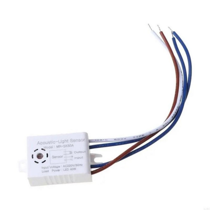 220V 음성 제어 라이트 센서 지능형 자동 ON OFF 램프 스위치 140W 스마트