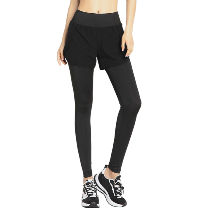 바이해랑 일체형 반바지레깅스 러닝 워터 빅사이즈