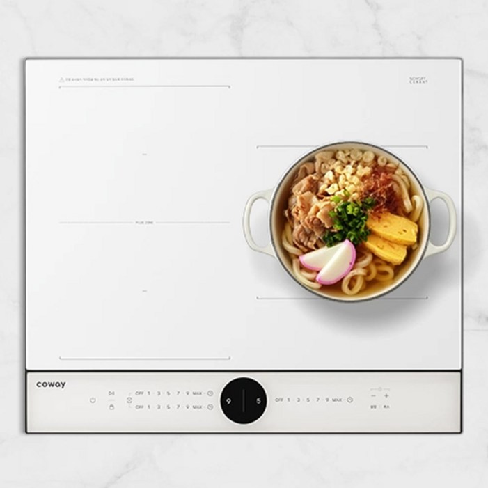 [전기레인지 인덕션][인기 BEST] 코웨이 슬림디자인 W 인덕션(3구)_CIP-30WWS