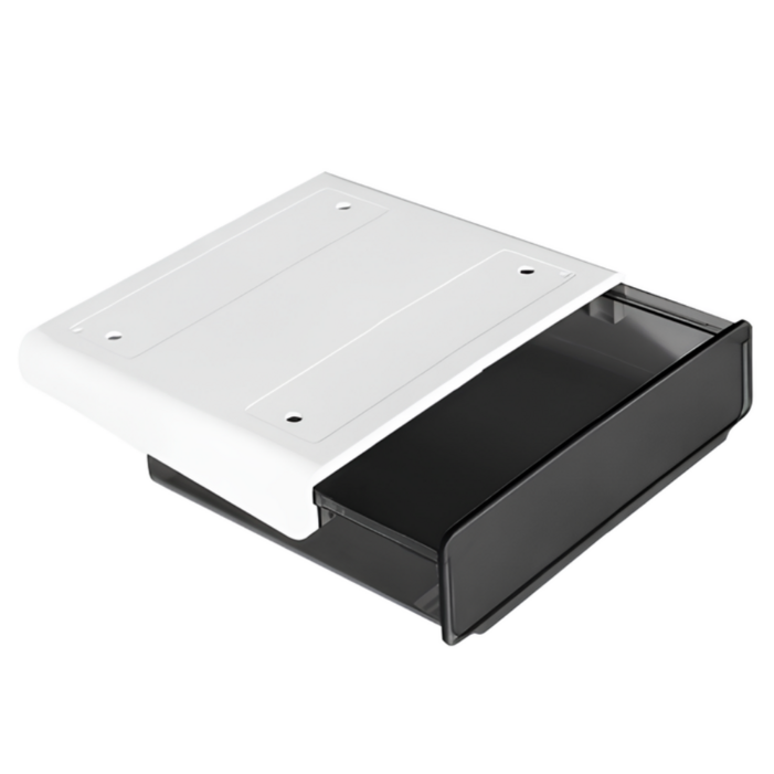 다커버 붙이는 서랍 특대형, 4개, 블랙