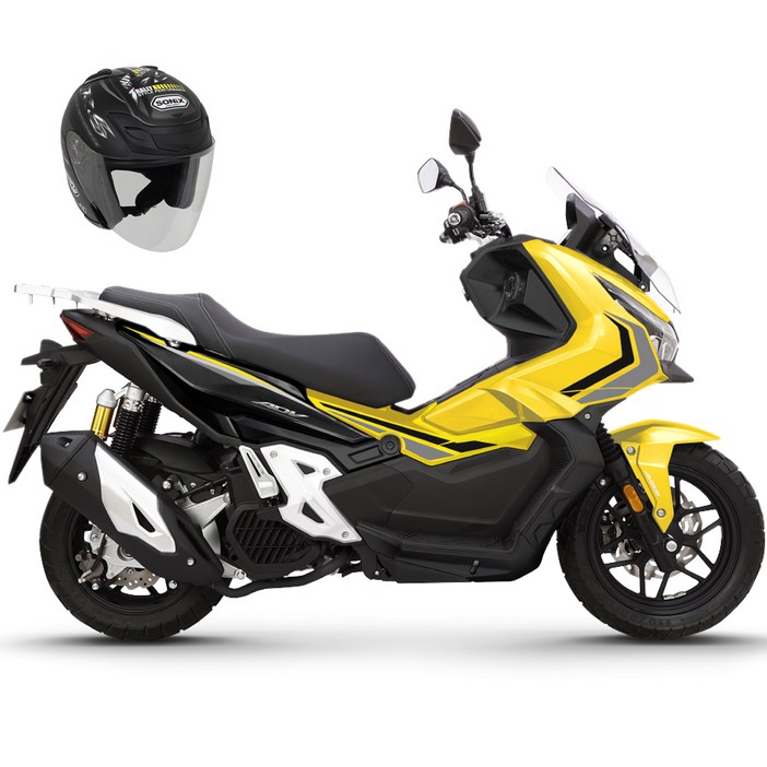 한솜 모터스 어드벤처 스쿠터  오픈페이스 헬멧 방문설치