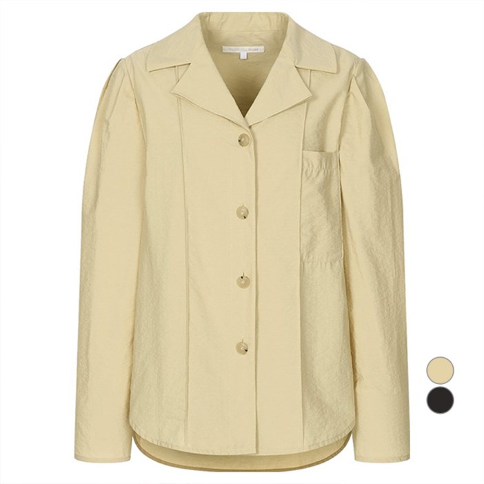 올리브데올리브 여성용 오픈 카라 블라우스