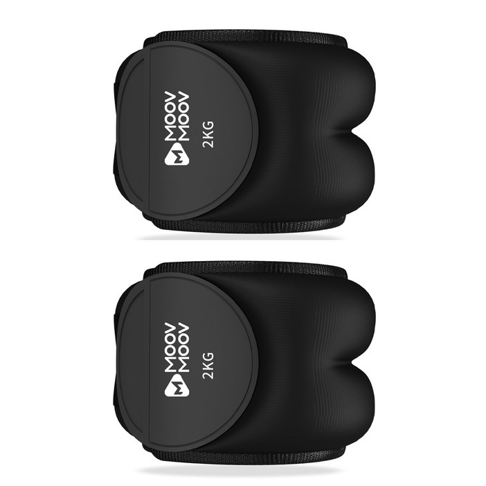 뭅뭅 손목 발목 모래주머니 2개입, 2kg, 블랙 뭅뭅 손목 발목 모래주머니 2개입, 2kg, 블랙