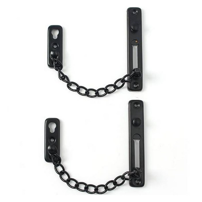 스테인리스 잠금장치 블랙 A1, 2개