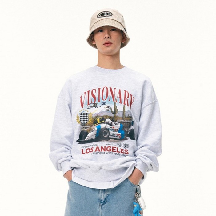 비전스트릿웨어 Racing Crewneck 맨투맨 VS2301CR06