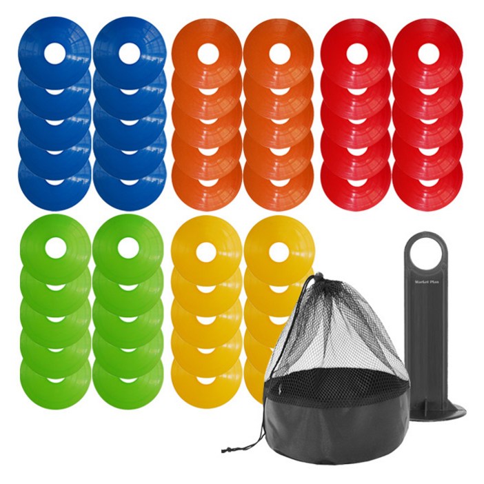 마켓플랜 트레이닝 스텝 접시콘 5종 x 10p 세트