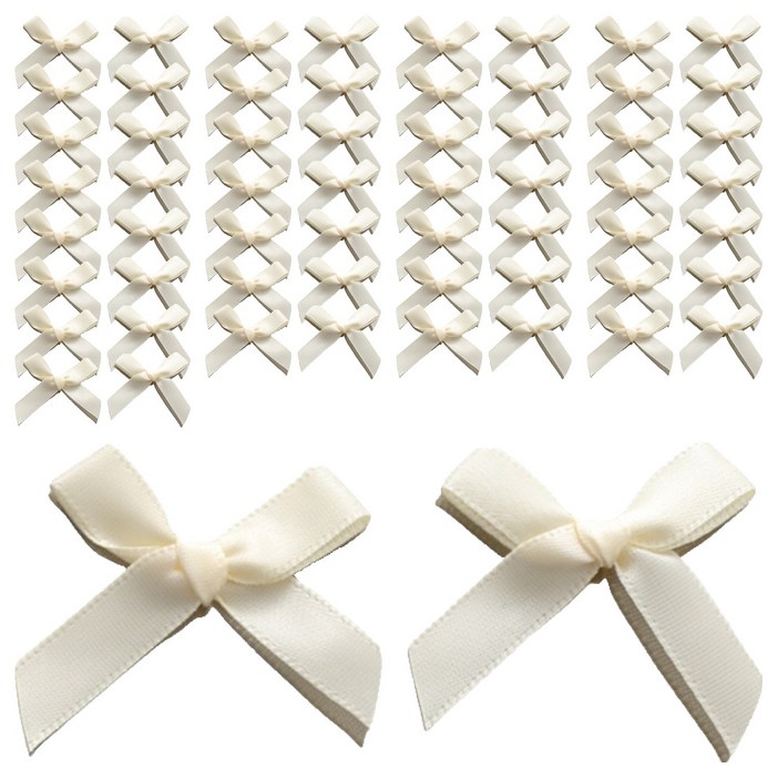 코히모 완성리본 5W0271, 아이보리, 100개