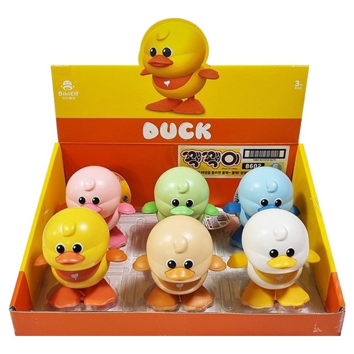 세계유통 꽥꽥이 태엽 6종 세트