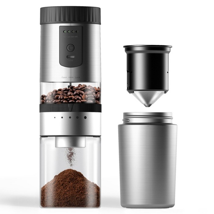 마리슈타이거 루미 전동 커피그라인더 SE60 플러스, 60ml, 실버, 1개