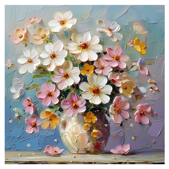 마켓링 금전운 인테리어그림 유화 타입6