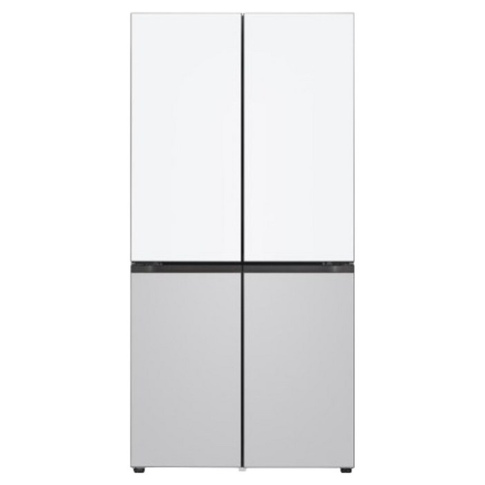 색상선택형 LG전자 오브제컬렉션 609L 4도어 냉장고 메탈 디오스 AI 상냉장 하냉동 방문설치