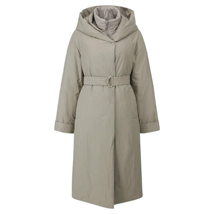 씨씨콜렉트 여성용 베스트 셋업 구스 다운 후드점퍼