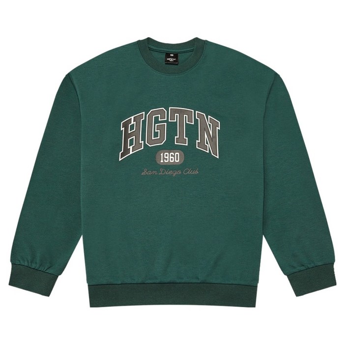 행텐틴즈 더블페이스 빅 로고 맨투맨