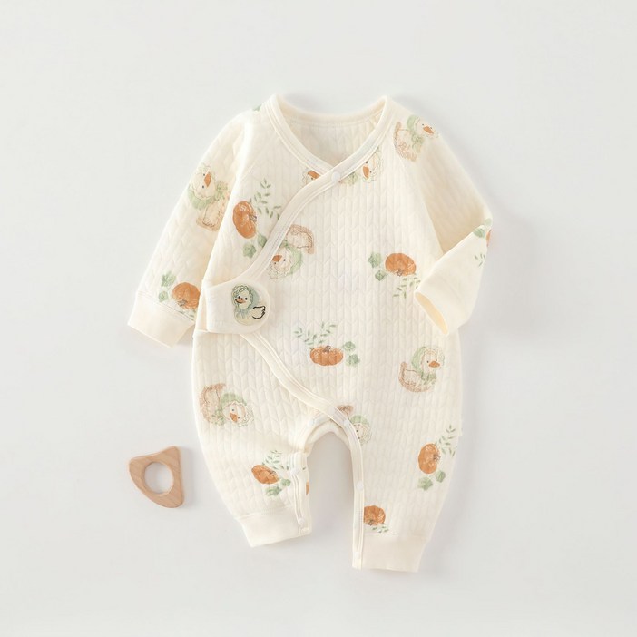 스타도어 신생아용 애니멀 포인트 패치 배냇 우주복