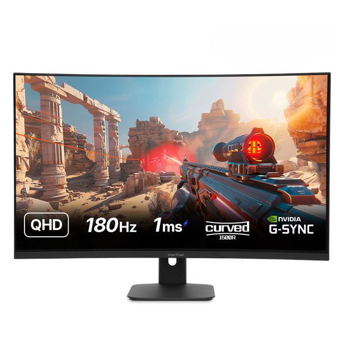 인터픽셀 QHD 180Hz 커브드 게이밍 모니터, 80.01cm, IPQ3245 PLUS(무결점)