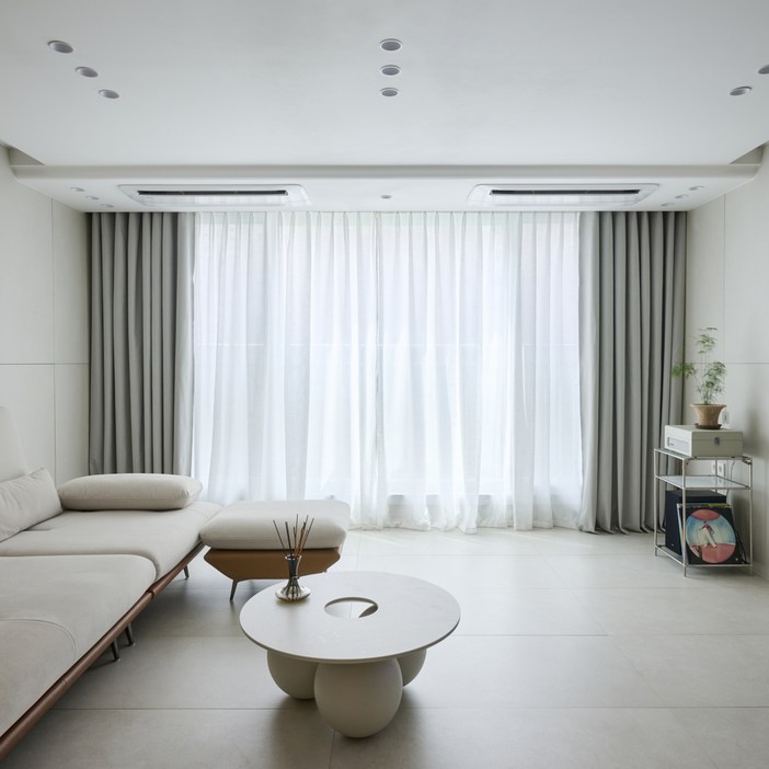 끌래망스 뮤트 에어락 암막커튼