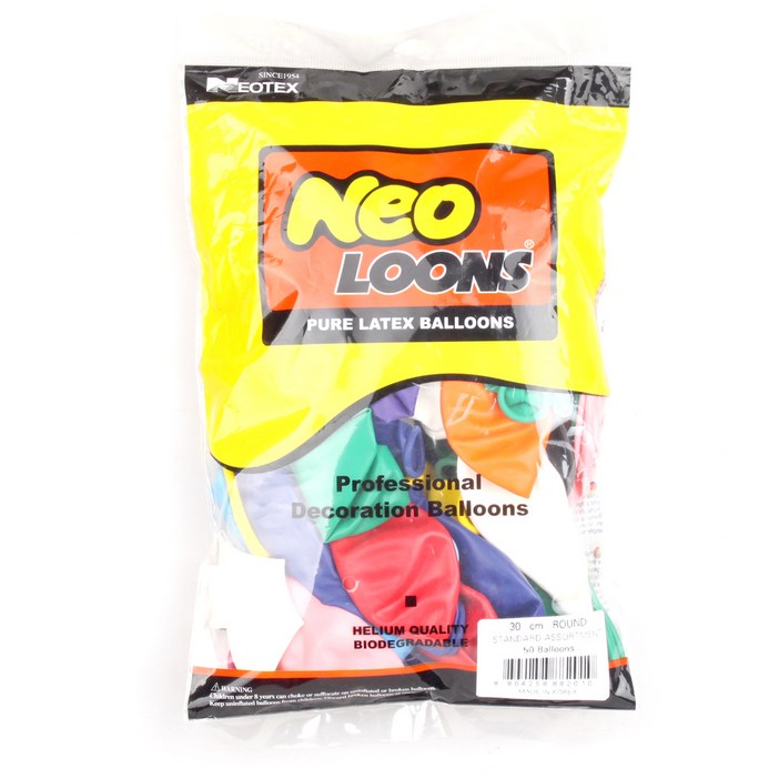 네오룬스 30cm 라운드풍선 50p
