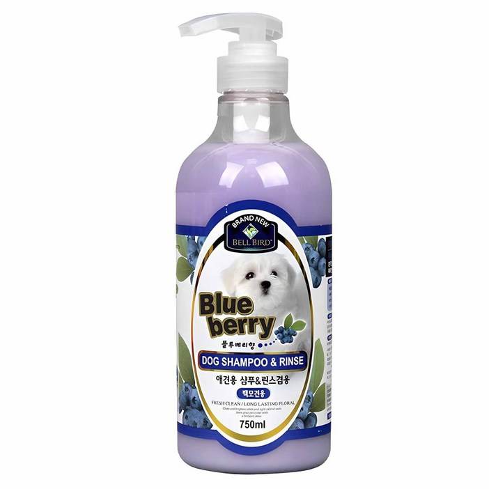 벨버드 블루베리 반려견 샴푸  린스 겸용