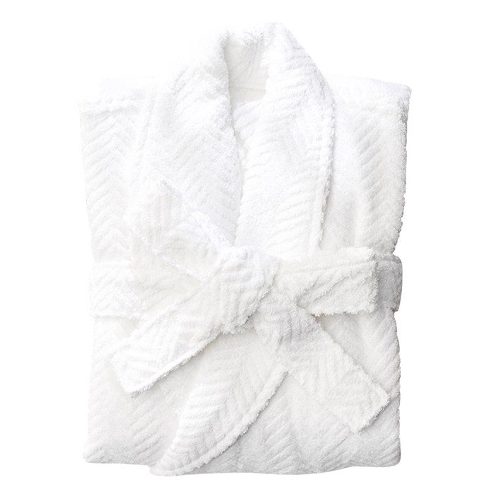 소프트터치 40수 헤링본 호텔 목욕가운