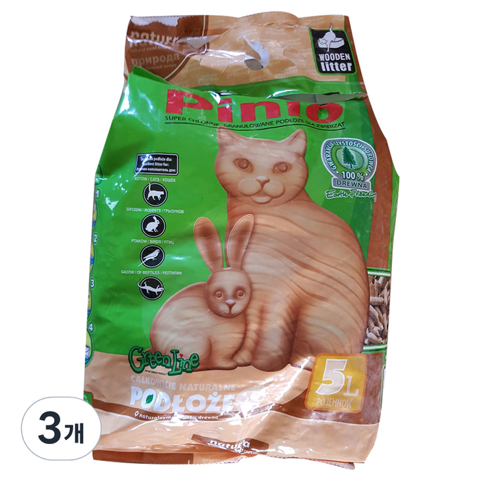 슈퍼피니오 우드펠렛 고양이 모래 5L
