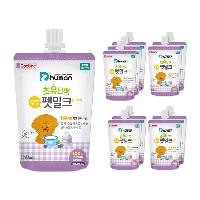 듀먼 반려동물 초유단백 챱챱 펫밀크 눈가반짝 150ml, 눈가반짝, 10개 듀먼 반려동물 초유단백 챱챱 펫밀크 눈가반짝 150ml, 눈가반짝, 10개