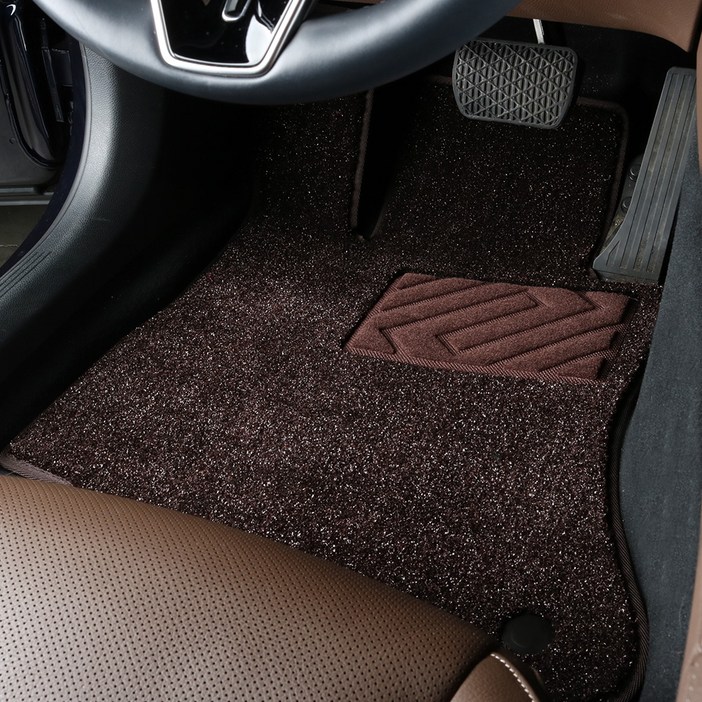 3W 에코라이너 POE 카매트 1 + 2열 세트, 기아 EV6 2021.8~2024.6, 다크브라운