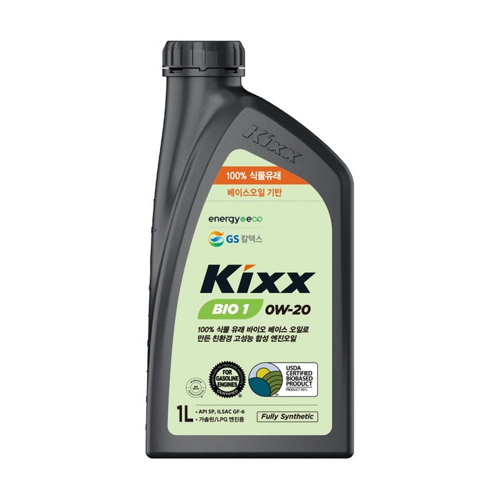 GS 킥스 Kixx BIO 1 0W-20, 1L, 0w20, 12개