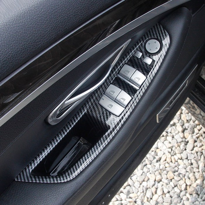 BMW 5시리즈 F10 윈도우스위치 패널 카본 몰딩 호환 용품, 윈도우