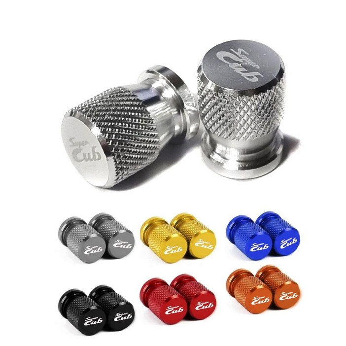 발통마켓 2P 세트판매 HONDA 슈퍼커브 타이어 밸브캡 에어캡 110 C125 CT125 호환용