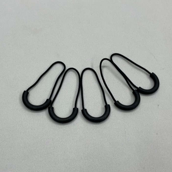 지퍼풀러 지퍼손잡이 U형 지퍼손잡이 지퍼풀러 블랙 5P
