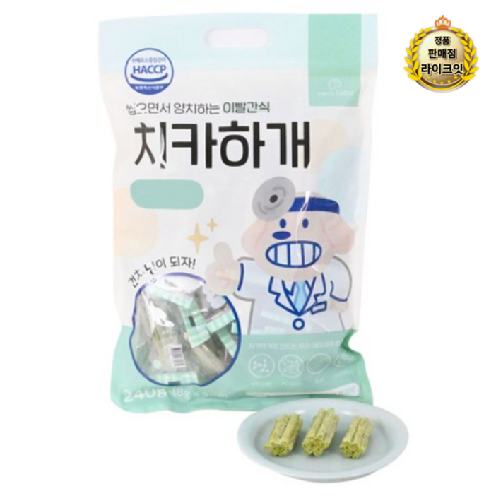 제로랩스 강아지 치카하개 덴탈껌 240g, 관절건강, 240g, 7개