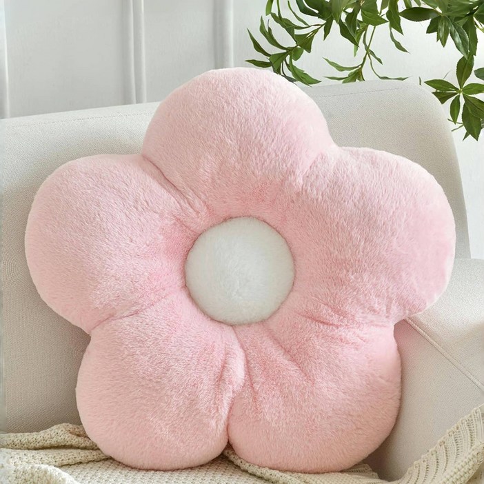 플라워 방석 플라워 쿠션 5쪽 플라워 숙소 사무실 가정에서 사용
