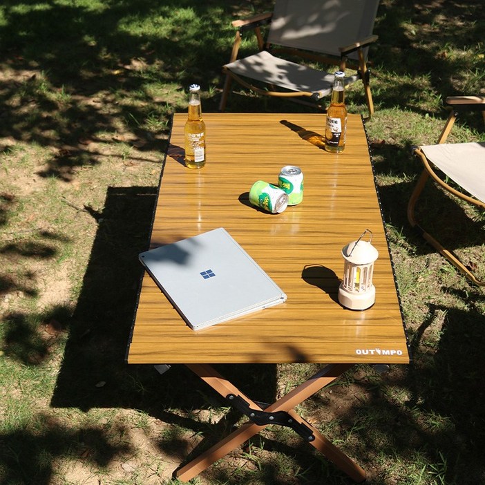 한정 재고정리 접이식 캠핑 테이블 120 90CM