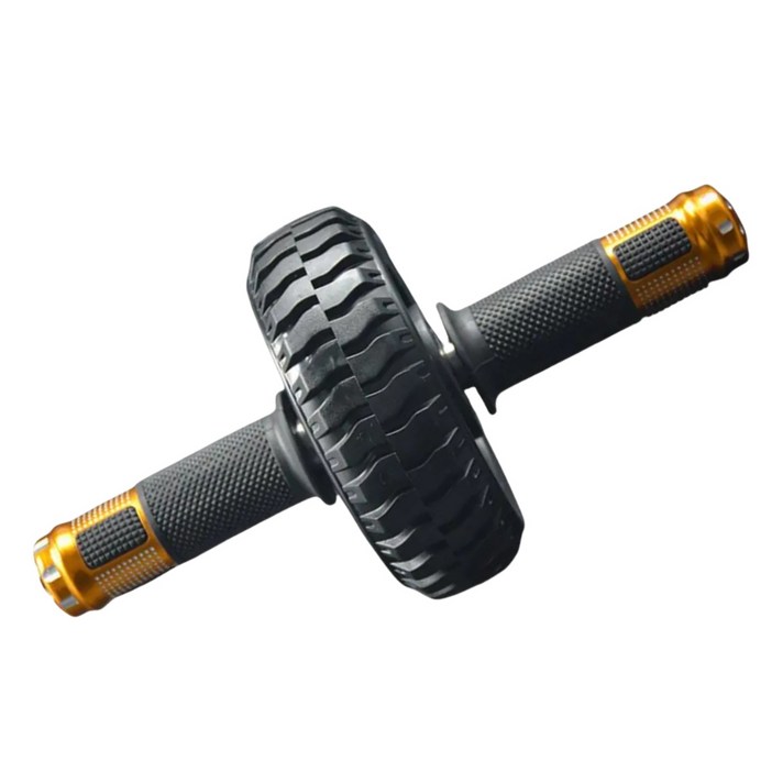 실용적인 뱃살 무게추 솔리드 싱글 휠 복부 파워 운동 고무 Ab 롤러 체육관 용품