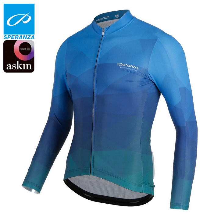 스페란자 라이트핏 긴팔져지 J25블루그린자전거의류 bicyclecycle wear