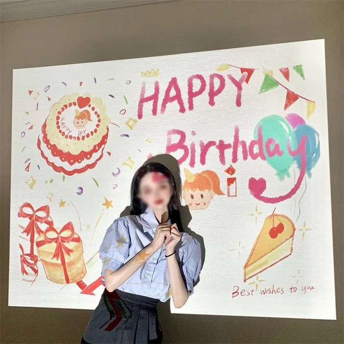 걸스코코 미니빔 프로젝터 뷰포인트 인생샷 파티빔 생일파티 분위기 감성조명 홈파티