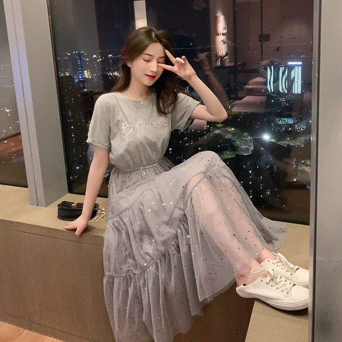 오간자 원피스 반팔 셀프 웨딩 촬영 고급 럭셔리 파티 무도회 상견례