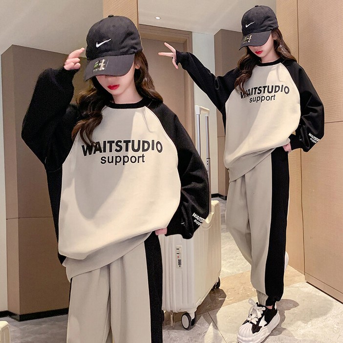 조이걸스 봄 가을 신상 New Spring Fall 여아 세트 waitstudio 맨투맨 크루넥 스웨트 바지 팬츠 후드 츄리닝 여아 여학생 초중생 초등생 중학생 단체복 학교 학원 조이걸스 봄 가을 신상 New Spring Fall 여아 세트 waitstudio 맨투맨 크루넥 스웨트 바지 팬츠 후드 츄리닝 여아 여학생 초중생 초등생 중학생 단체복 학교 학원