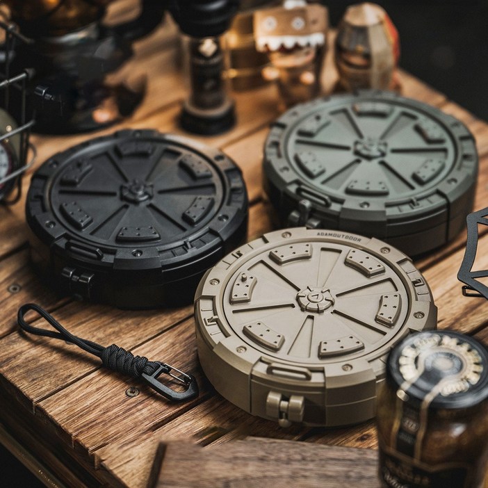 아담아웃도어 밀리터리 모기향 케이스 캠핑 모기향거치대 모기향케이스 모기향홀더, 그린카키