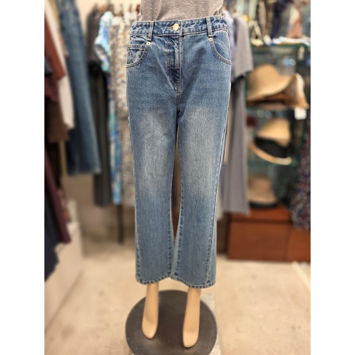 BCBG 올앤선드리 훼이크 부츠컷 데님 팬츠 A4F7P352