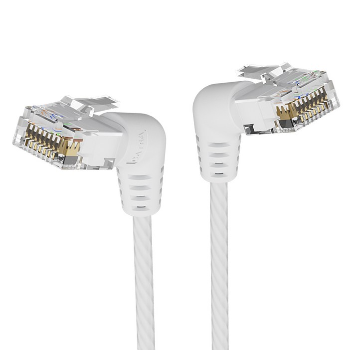 벤션 CAT6A UTP 360도 회전꺽임형 울트라슬림 초고속 기가 랜선 화이트, IBOW, 1.5m, 1개