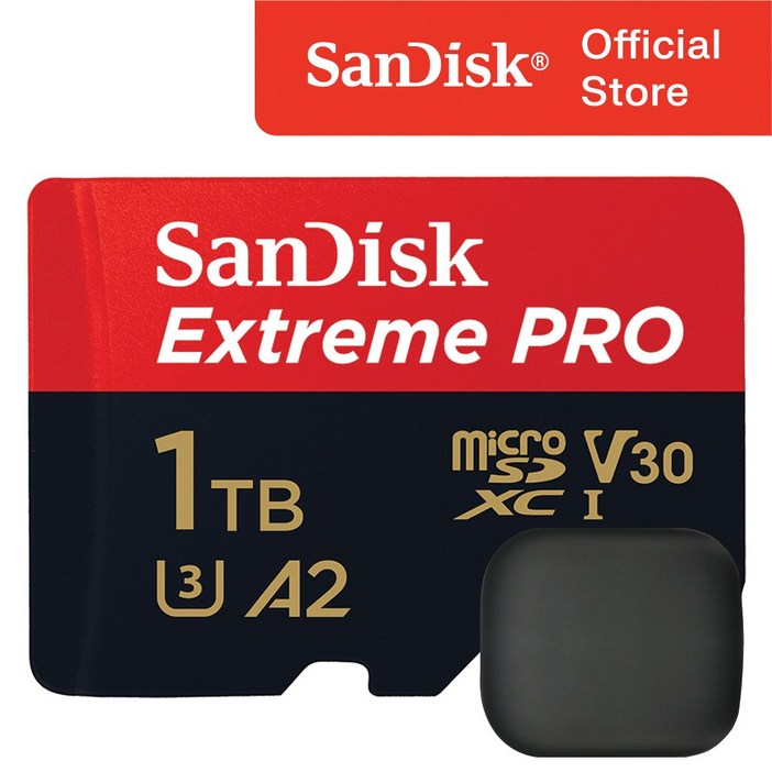 sd카드1tb 샌디스크 익스트림 프로 마이크로 SD 카드 / 메모리 보관 케이스, 1TB