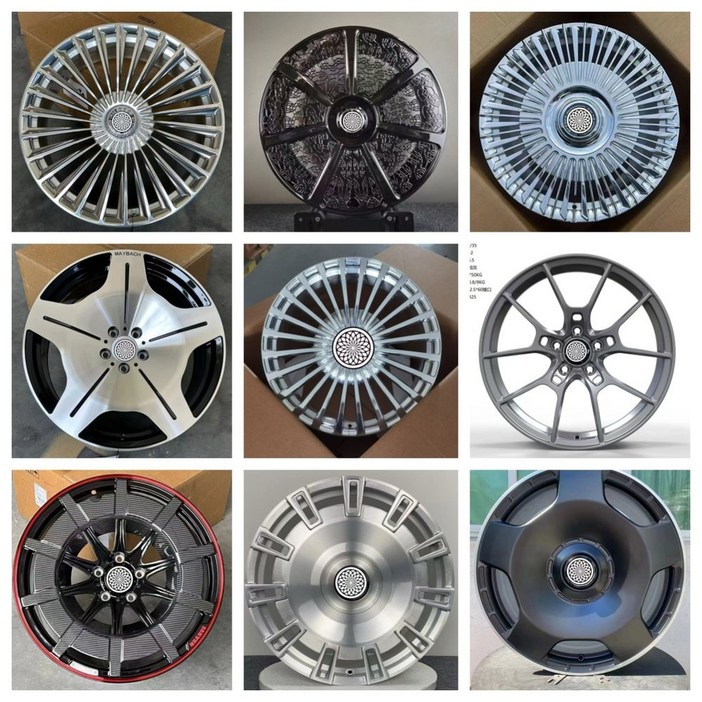 단조 휠 18 19 20인치 5x112 T6061 알 자동차 림 마이바흐 호환 S320L S500 S00 W221 W222용