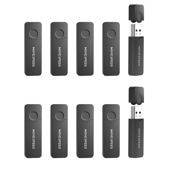 MOVESPEED YSUHWS10 플래시 드라이브 USB 휴대용 이동식 메모리, 10개, 8GB