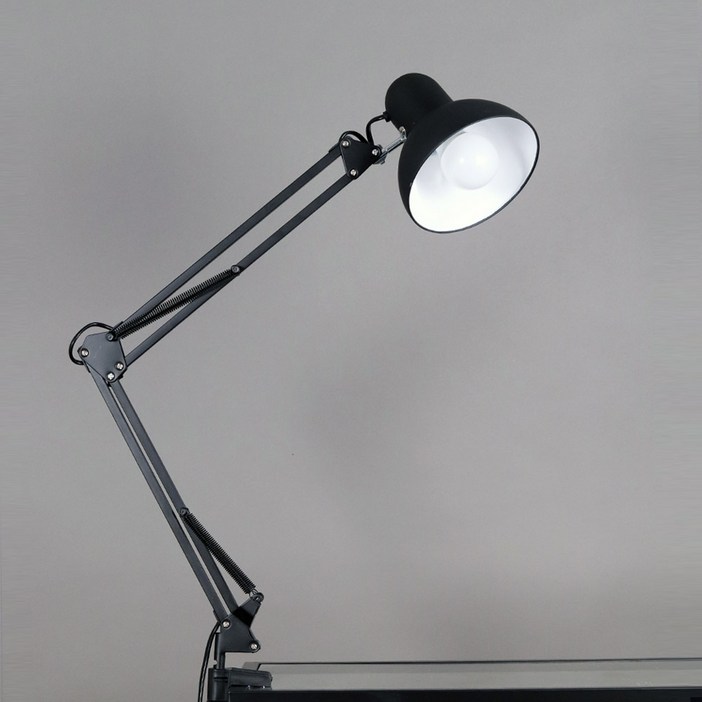 집게형 클램프 스탠드 북라이트 제도등 조명 관절이 자유로운 책상스탠드조명