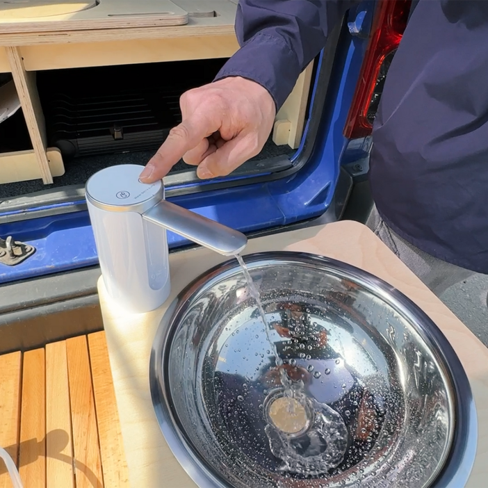 캠핑 세면대 밀크박스 싱크대 차박 수전 미니 개수대 세트