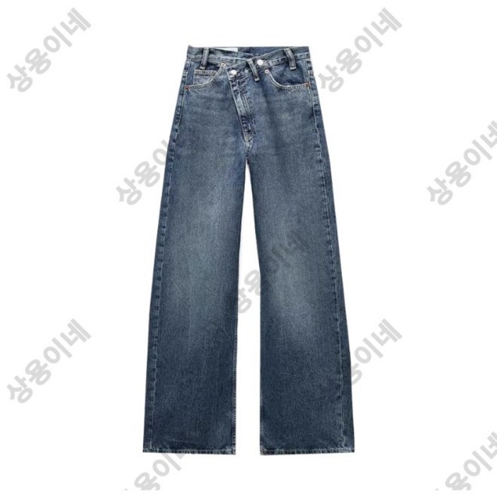 ZARA 여자신상 데님팬츠 캐주얼 와이드핏 청바지 25Y30524